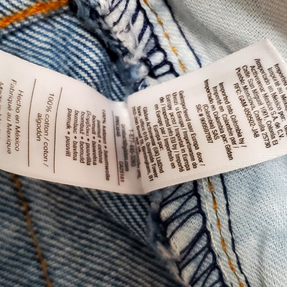 American Apparel High-Waist Jeans Color- Medium Marble Wash - Picture 15 of 16